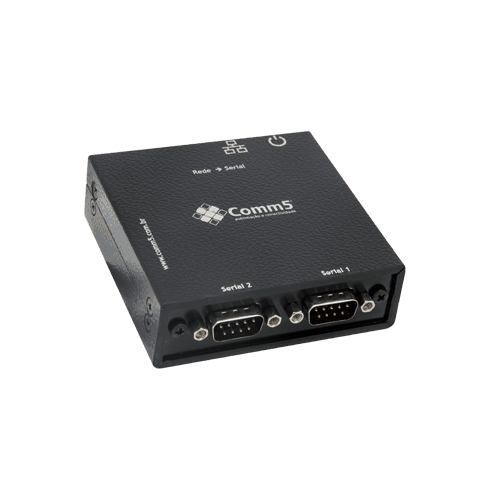 Conversor Comm5 de rede para 2 seriais padrão RS232