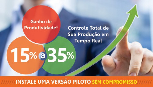 Apontamento Automático da Produção e OEE permitem um ganho expressivo de produtividade e de redução de custos na indústria